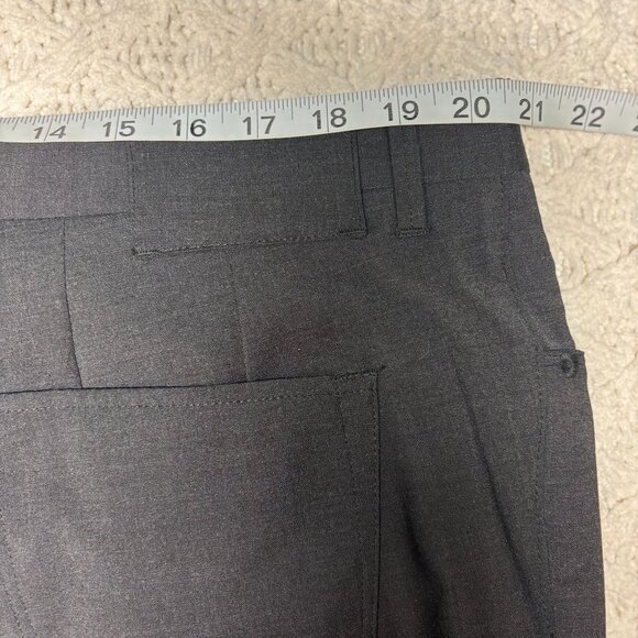PT01 $395 Mens Pants Traveller Slim Fit 58EU W40" Wool Blend Charcoal Gray MINT - Picture 14 of 15